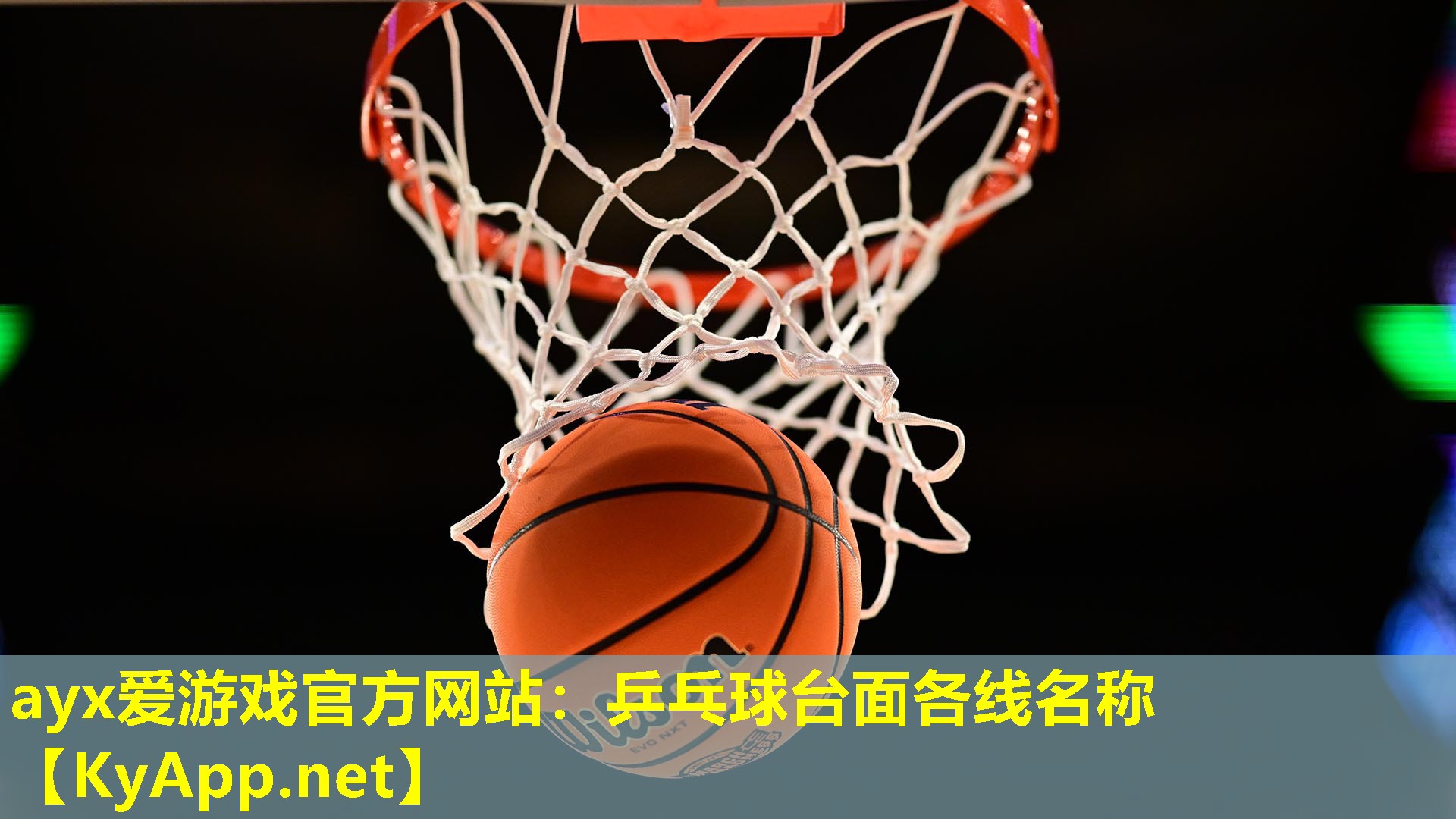 乒乓球台面各线名称